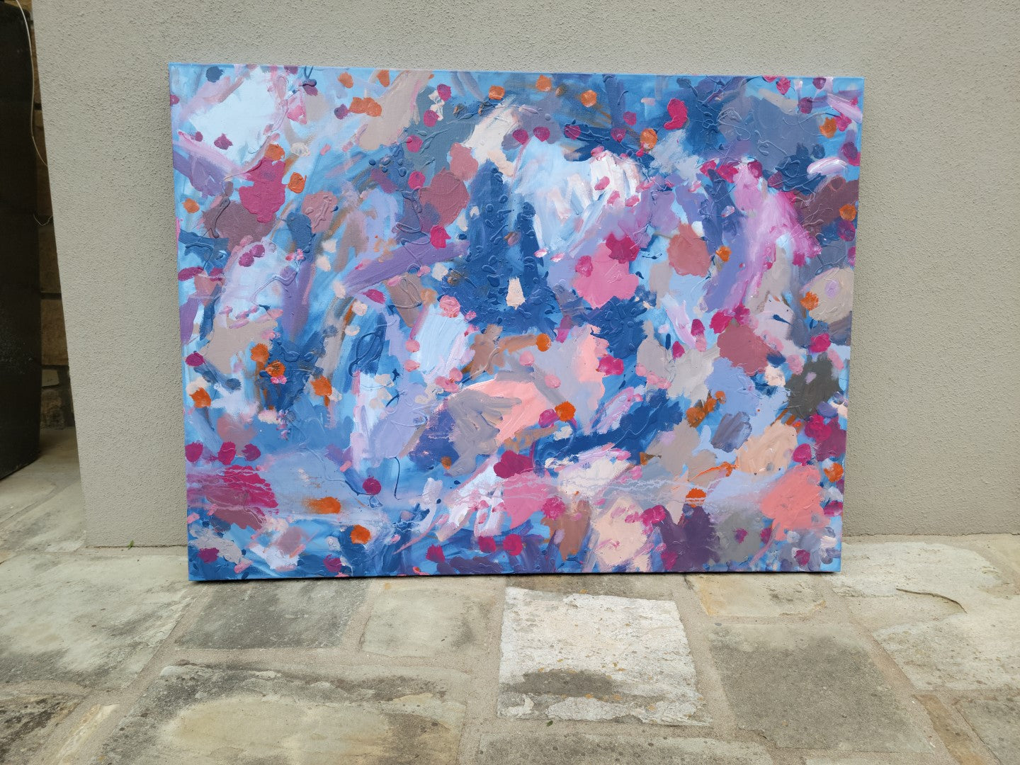 Accumulated Associations - Original Abstract Painting in Austin Texas 30" x 40"