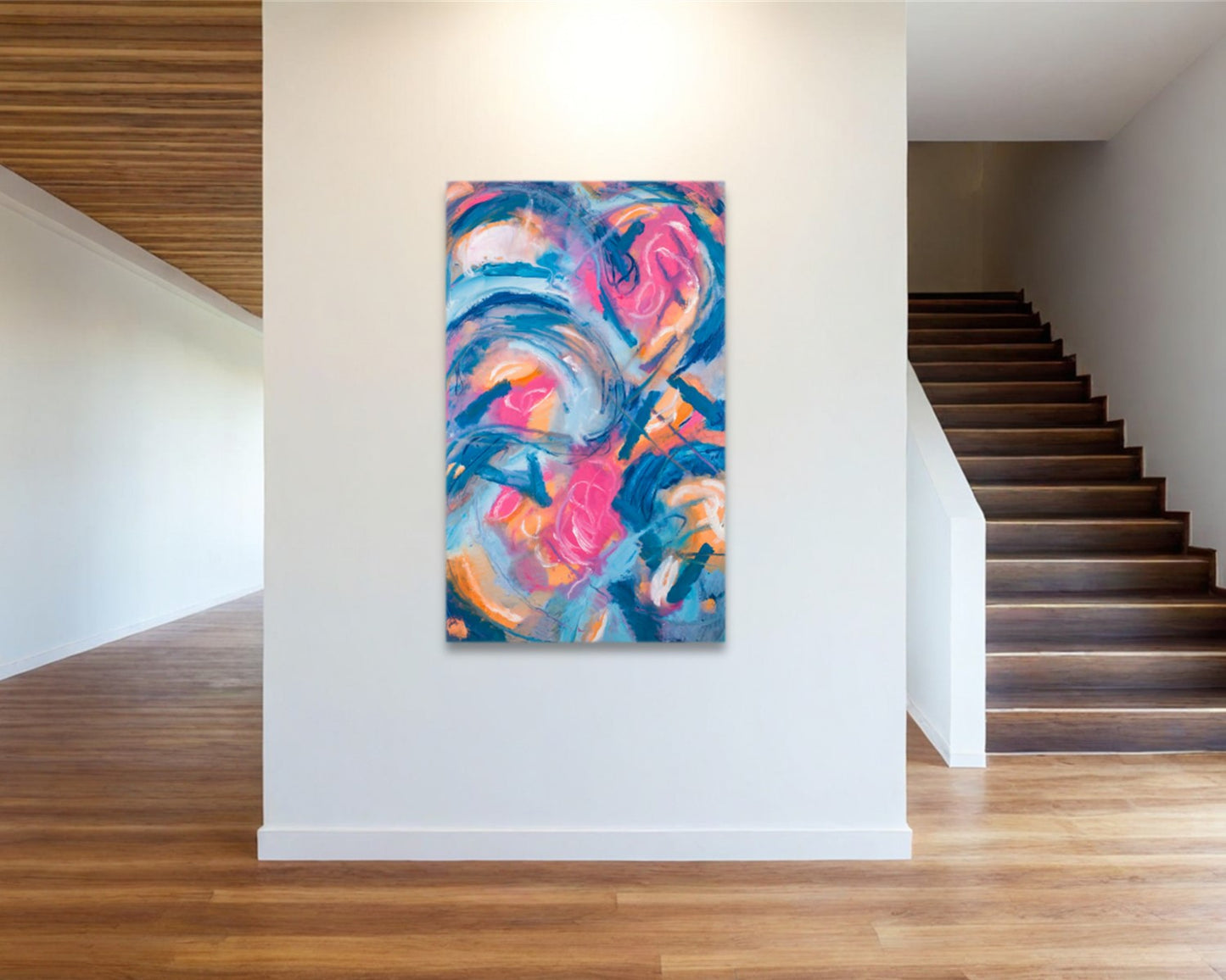 Brutal Expectations - Original Abstract Painting in Austin Texas 30" x 48"