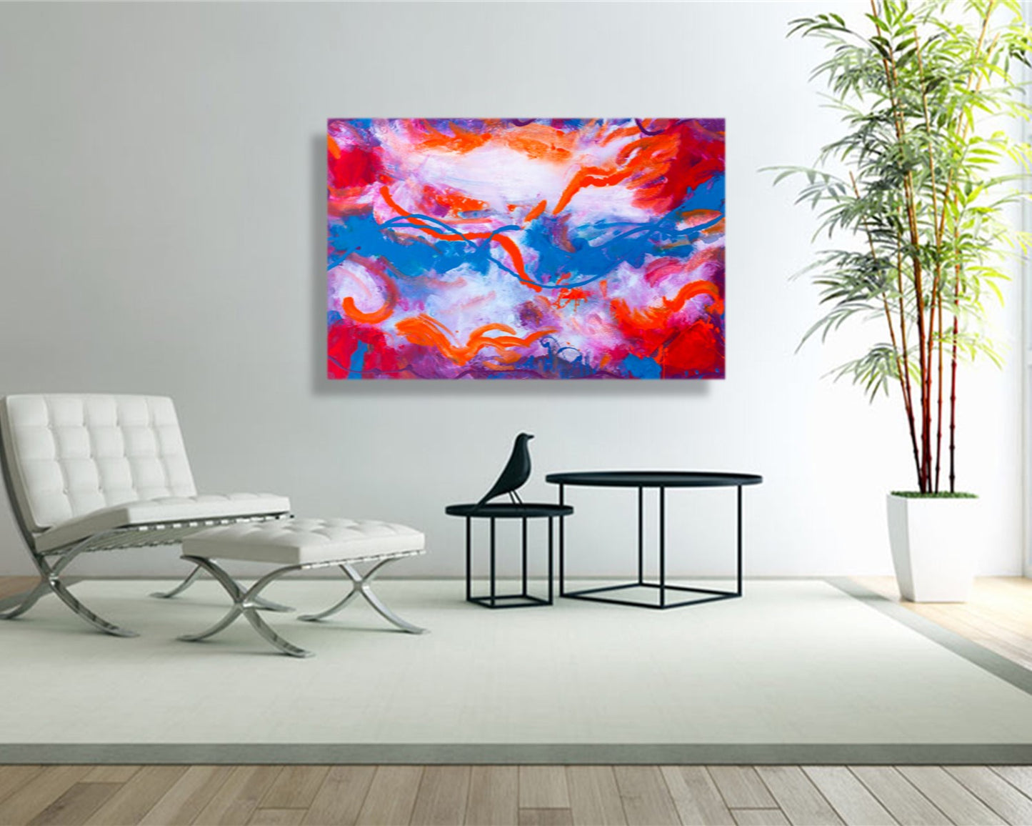 Defiant Dances - Original Abstract Painting in Austin Texas 24" x 36"