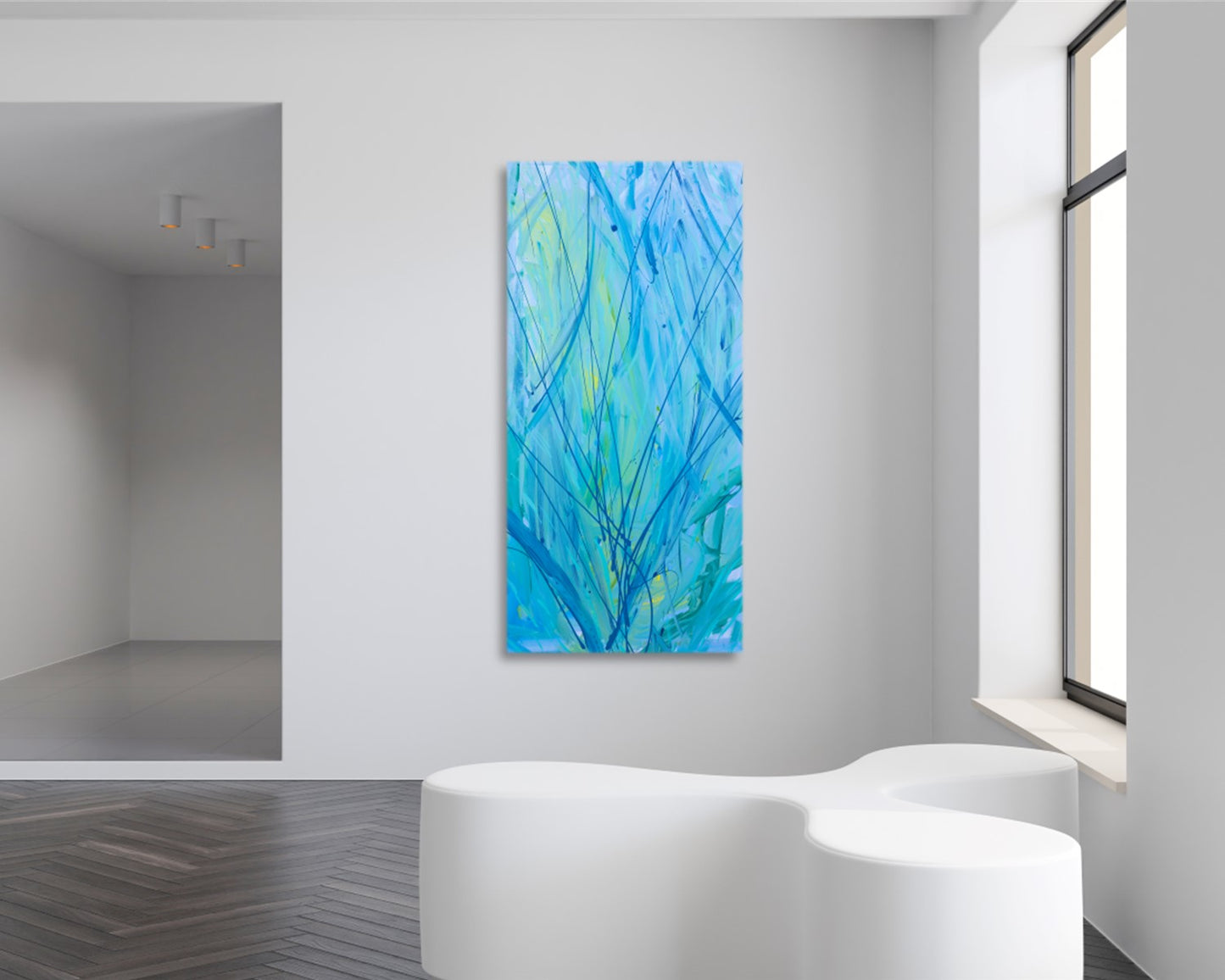 Desiccated Delicacy - Original Abstract Painting in Austin Texas 24" x 48"