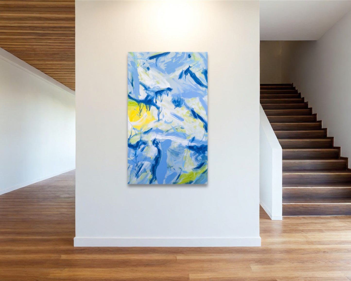 Fictional Matter  - Original Abstract Painting in Austin Texas 30" x 48"