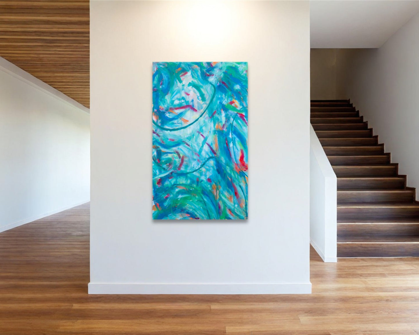 Firsthand Fervor  - Original Abstract Painting in Austin Texas 30" x 48"