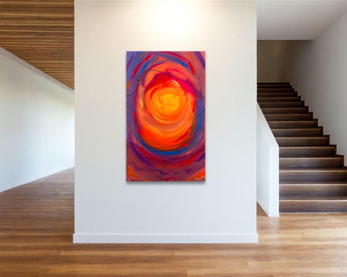 Pivotal Passage  - Original Abstract Painting in Austin Texas 30" x 48"