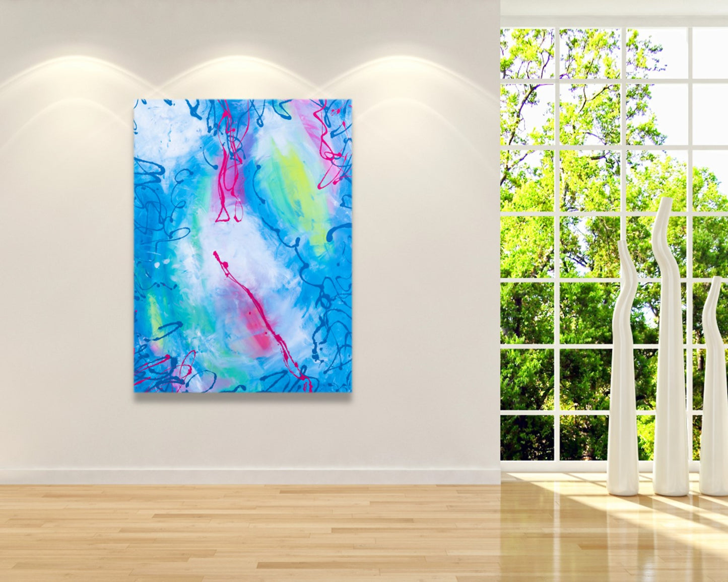 Unconsumed Confection - Original Abstract Painting in Austin Texas 30" x 40"