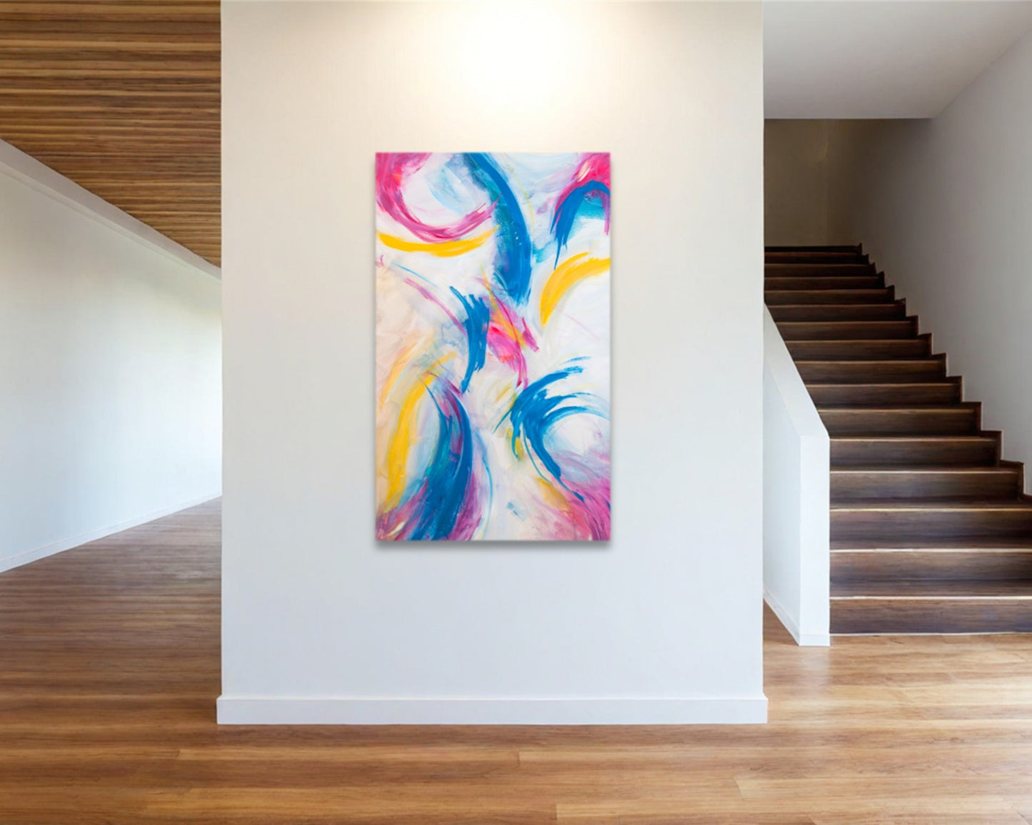 Vacillating Vagrancies  - Original Abstract Painting in Austin Texas 30" x 48"