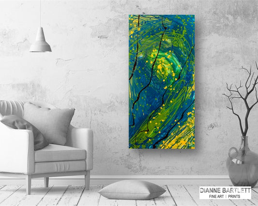 Grassy Knoll - Abstract Canvas Print or Acrylic Print