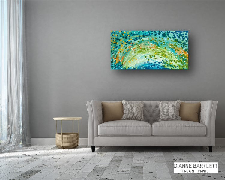 Over Early - Abstract Canvas Print or Acrylic Print