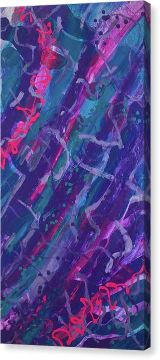 Rapt and Wrangled - Original Abstract Painting in Austin Texas 24" x 48"