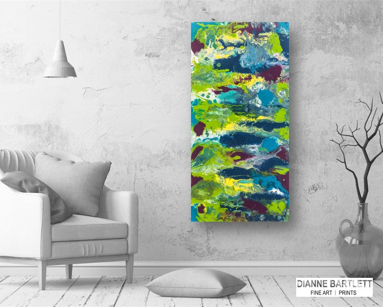 Worlds Apart - Abstract Canvas Print or Acrylic Print